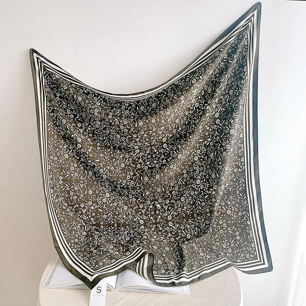 scarves 90cm silk scarf women flower clusters print manual hand square spain echarpes foulards femme wrap bandana small hijab, Blue;gray
scarves 90cm silk scarf women flower clusters print manual hand square spain echarpes foulards femme wrap bandana small hijab, Blue;gray