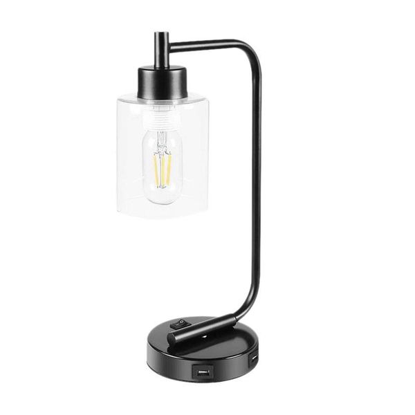 industrial nightstand table lamp e26 bulb dual usb port,iron bedside desk night lights for bedroom office living,us plug lamps
industrial nightstand table lamp e26 bulb dual usb port,iron bedside desk night lights for bedroom office living,us plug lamps