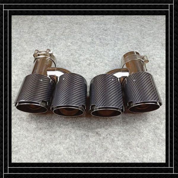 motorcycle exhaust system 1 pair h model dual outlet twill glossy black pipes carbon fiber+stainless steel car universal for akrapovic muffl
motorcycle exhaust system 1 pair h model dual outlet twill glossy black pipes carbon fiber+stainless steel car universal for akrapovic muffl