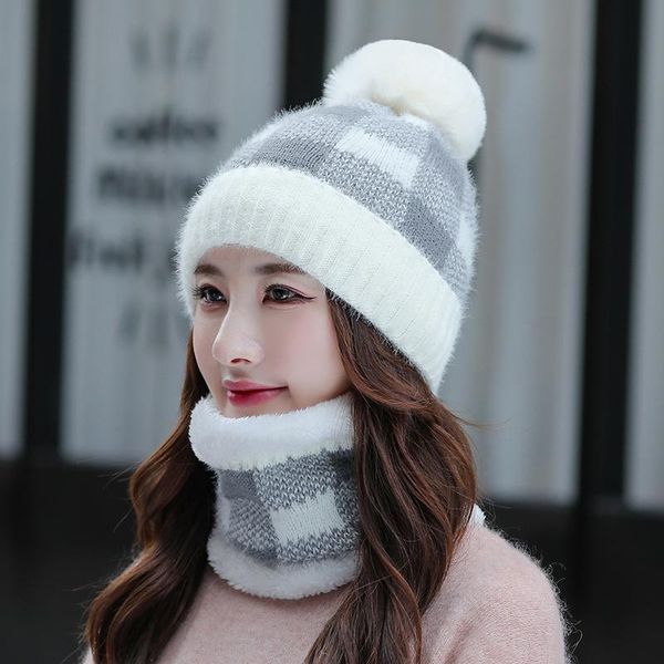 beanies fashion classic lattice hat winter women's balaclava for girls scarf thick warm fleece inside knitted set
beanies fashion classic lattice hat winter women's balaclava for girls scarf thick warm fleece inside knitted set