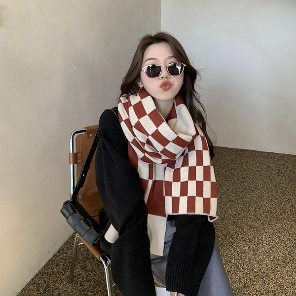 scarves 2022 ins gridiron pattern checkerboad scarf female autumn winter student korean large thicken couple warm shawl, Blue;gray
scarves 2022 ins gridiron pattern checkerboad scarf female autumn winter student korean large thicken couple warm shawl, Blue;gray
