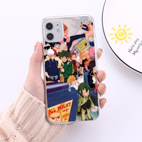 my hero academia cartoon on the bus animation printing mobile phone case with and clear pattern not easy to fade
my hero academia cartoon on the bus animation printing mobile phone case with and clear pattern not easy to fade