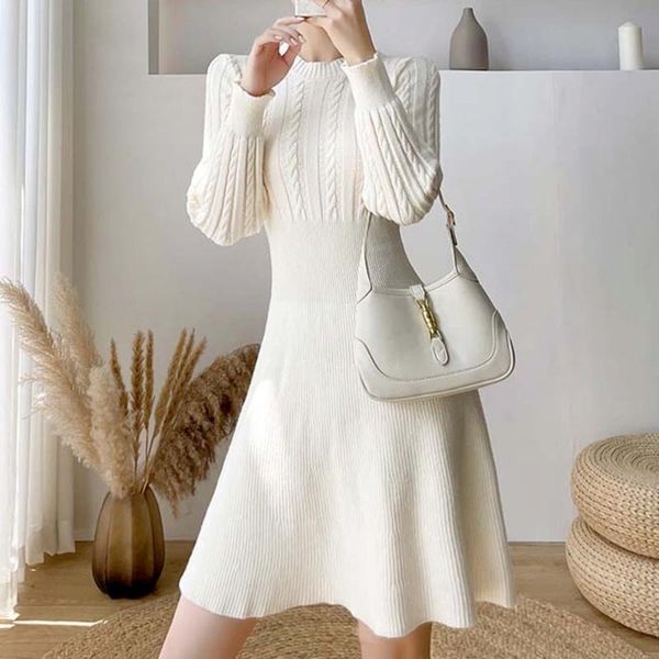 casual dresses slim dress women 2021 korean knitting plain long sleeve short midi high waist autumn winter workwear robe femme, Black;gray
casual dresses slim dress women 2021 korean knitting plain long sleeve short midi high waist autumn winter workwear robe femme, Black;gray