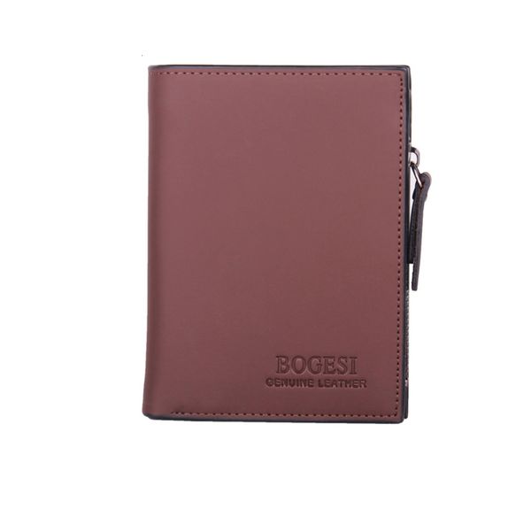 men's vertical wallet frosted leather wallet short zipper bag change card bag, Black
men's vertical wallet frosted leather wallet short zipper bag change card bag, Black