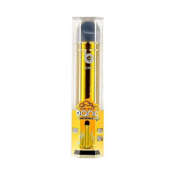 Bang XXL 2000 puffs cigarette Disposable Vape Pen Device 800mAh Battery Vapors Puff bar with factory price
Bang XXL 2000 puffs cigarette Disposable Vape Pen Device 800mAh Battery Vapors Puff bar with factory price