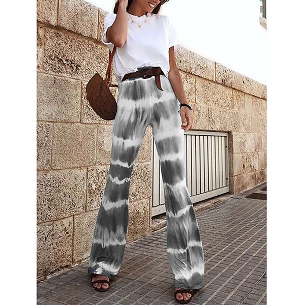 women's pants & capris tie dye striped print flare high waist bell bottom 2021 summer women streetwear clothing female punk trousers d3, Black;white
women's pants & capris tie dye striped print flare high waist bell bottom 2021 summer women streetwear clothing female punk trousers d3, Black;white