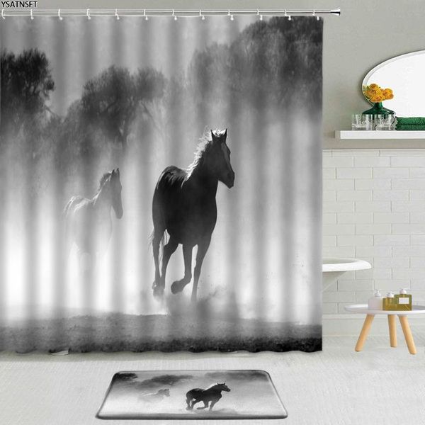shower curtains 2pcs 3d fashion running horse black curtain galloping horses design non-slip bath mat fabric cloth bathroom set
shower curtains 2pcs 3d fashion running horse black curtain galloping horses design non-slip bath mat fabric cloth bathroom set