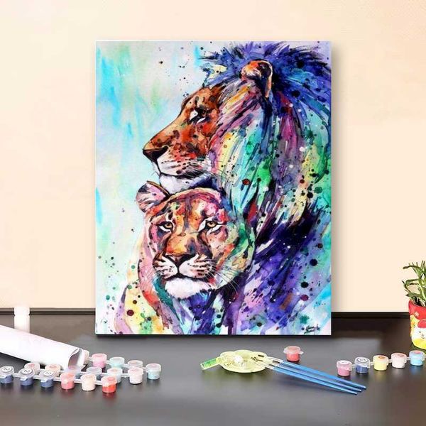 paintings gatyztory 60x75cm diy painting by numbers set animal lion pictures coloring acrylic paint on canvas wall d
paintings gatyztory 60x75cm diy painting by numbers set animal lion pictures coloring acrylic paint on canvas wall d