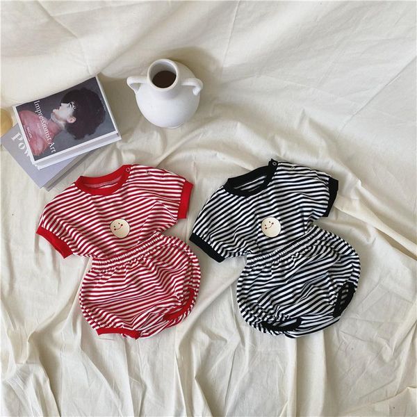 clothing sets milancel 2021 baby clothes set toddler boys tee striped shorts 2 pcs infant suit girls outerwear, White
clothing sets milancel 2021 baby clothes set toddler boys tee striped shorts 2 pcs infant suit girls outerwear, White