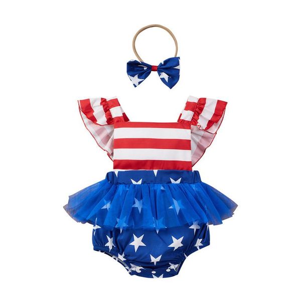 rompers 0-24m born toddler bodysuit bow headband american flag print independence day theme baby girls summer jumpsuit, Blue
rompers 0-24m born toddler bodysuit bow headband american flag print independence day theme baby girls summer jumpsuit, Blue