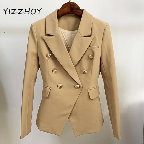 women's suits & blazers yizzhoy arrival women classic double breasted designer blazer lady metal lion buttons vintage jacket pl, White;black
women's suits & blazers yizzhoy arrival women classic double breasted designer blazer lady metal lion buttons vintage jacket pl, White;black