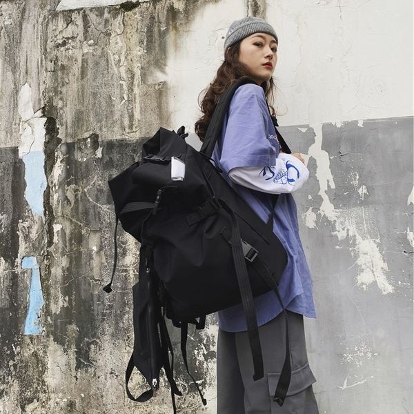 2019 new korean chao brand high capacity travel backpack men's drawstring bundle pocket nylon leisure bucket
2019 new korean chao brand high capacity travel backpack men's drawstring bundle pocket nylon leisure bucket
