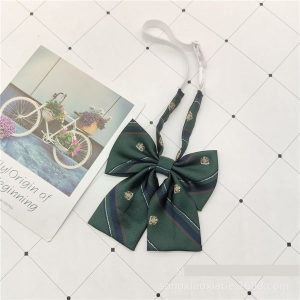vcb song xiaoxia jk bow lazy tie butterfly zipper zipper green basic neck ties uniform dk stripe deep sea green, Blue;purple
vcb song xiaoxia jk bow lazy tie butterfly zipper zipper green basic neck ties uniform dk stripe deep sea green, Blue;purple