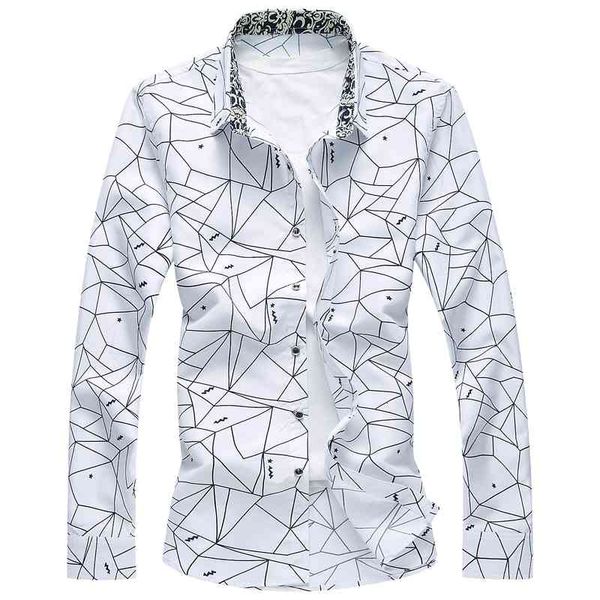 men's t-shirts design spring men shirt classic formal geometric plaid long sleeve dress shirts mens plus size 7xl nt6, White;black
men's t-shirts design spring men shirt classic formal geometric plaid long sleeve dress shirts mens plus size 7xl nt6, White;black