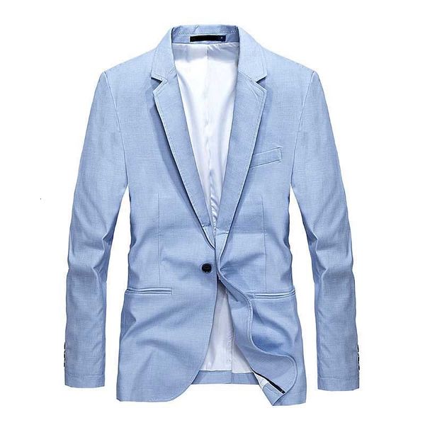 jackets spring summer casual suit men formal office wedding blazer jacket single button light blue male clothes, Black;brown
jackets spring summer casual suit men formal office wedding blazer jacket single button light blue male clothes, Black;brown