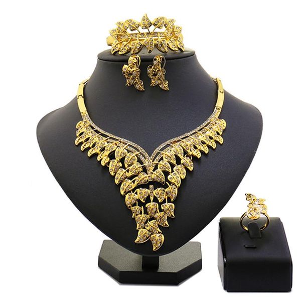 earrings & necklace right exquisite noble gold bridal jewelry set brand 2021 nigerian woman wedding fashion african beads, Silver
earrings & necklace right exquisite noble gold bridal jewelry set brand 2021 nigerian woman wedding fashion african beads, Silver