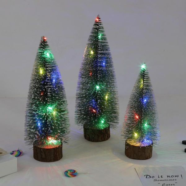christmas decorations tree miniature pine frosted led trees-with wood base crafts home decor
christmas decorations tree miniature pine frosted led trees-with wood base crafts home decor