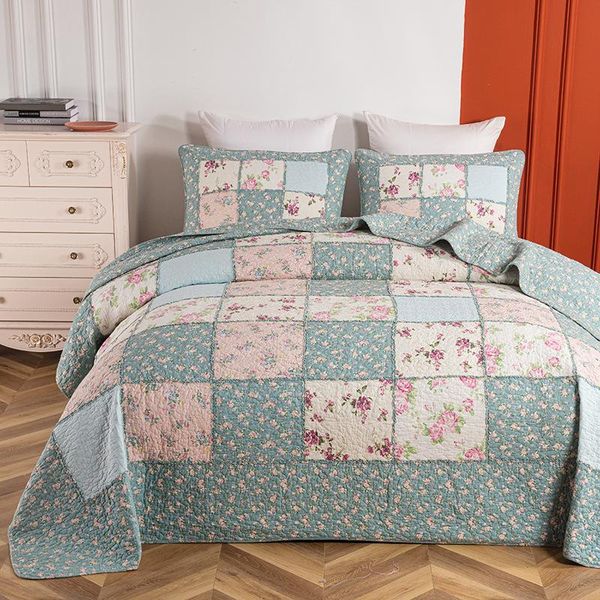 comforters & sets chausub floral patchwork quilt 3pcs bedspread on the bed cover pillowcase queen size summer coverlet quilted blanket
comforters & sets chausub floral patchwork quilt 3pcs bedspread on the bed cover pillowcase queen size summer coverlet quilted blanket