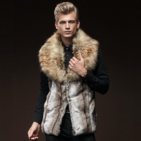 men's vests 2021 cold winter fur vest men thick mens waistcoats male sleeveless outerwear coats hombre autumn warm brand clothing, Black;white
men's vests 2021 cold winter fur vest men thick mens waistcoats male sleeveless outerwear coats hombre autumn warm brand clothing, Black;white