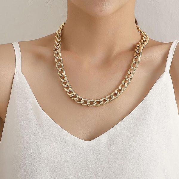 chains states jewelry fashion street snap aluminum alloy thick chain necklace ms contracted monolayer tide sautoir personality, Silver
chains states jewelry fashion street snap aluminum alloy thick chain necklace ms contracted monolayer tide sautoir personality, Silver