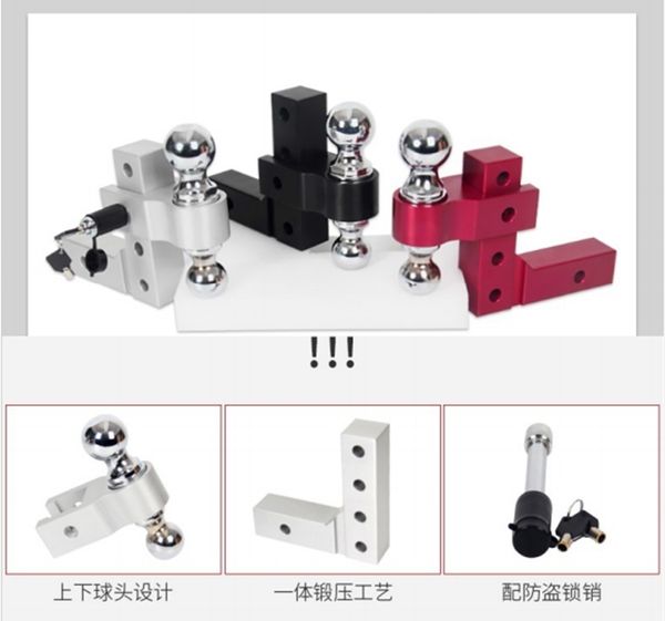 aeronautical aluminum alloy one body forging can y adjust the upper and lower trailer arm off-road modification ball mount
aeronautical aluminum alloy one body forging can y adjust the upper and lower trailer arm off-road modification ball mount