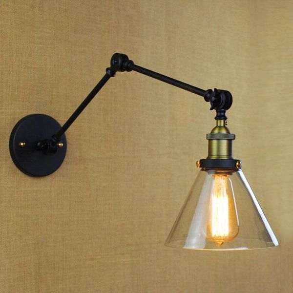 wall lamps retro metal arm lamp glass shade vintage led light mount bedside reading lights for home decor b118
wall lamps retro metal arm lamp glass shade vintage led light mount bedside reading lights for home decor b118