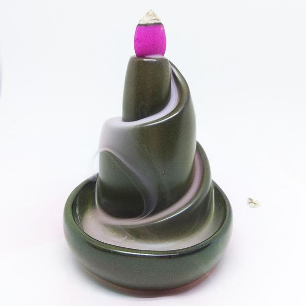 stone hovering backflow incense burner ceramic handicraft holder waterfall censer home decor +10pcs cones fragrance lamps
stone hovering backflow incense burner ceramic handicraft holder waterfall censer home decor +10pcs cones fragrance lamps