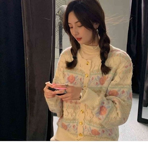 women's jackets korobov preppy style sweet japanese women cardigans korean hit color patchwork flower cardigan vintage elegant sweaters, Black;brown
women's jackets korobov preppy style sweet japanese women cardigans korean hit color patchwork flower cardigan vintage elegant sweaters, Black;brown