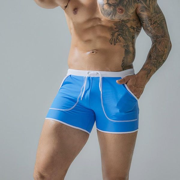 two-piece suits trendy side pocket mens quick drying boxer swimming shorts solid color beach seaside trunks sunga masculina
two-piece suits trendy side pocket mens quick drying boxer swimming shorts solid color beach seaside trunks sunga masculina