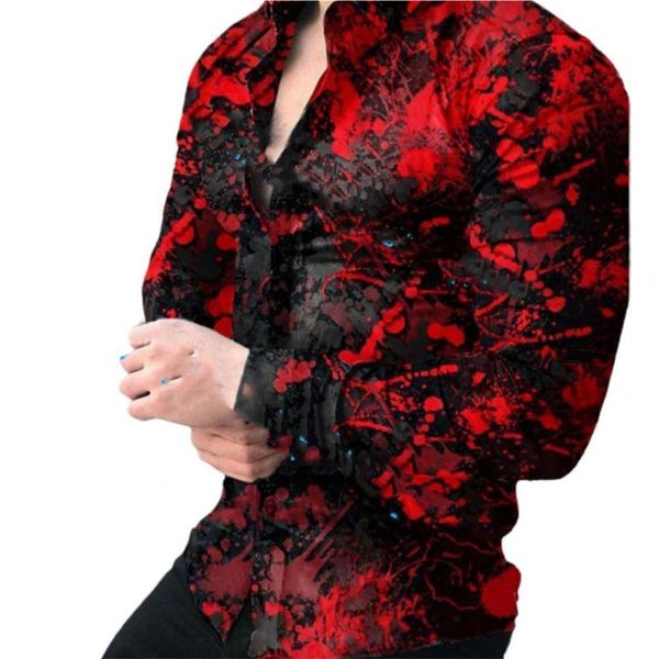 men's casual shirts 2021 spring autumn men fashion turn-down collar buttoned shirt digital printing long sleeve streetwear, White;black
men's casual shirts 2021 spring autumn men fashion turn-down collar buttoned shirt digital printing long sleeve streetwear, White;black