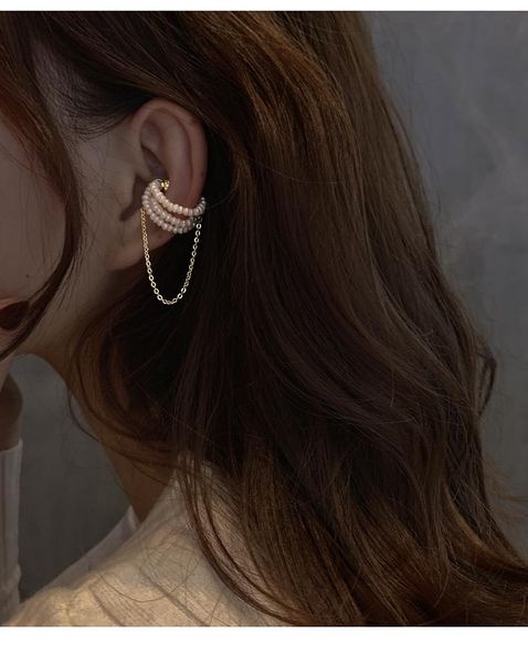 dangle & chandelier brass long tassel real pearl clip earrings women jewelry punk party runway t show classic gothic korean japan ins hiphop, Silver
dangle & chandelier brass long tassel real pearl clip earrings women jewelry punk party runway t show classic gothic korean japan ins hiphop, Silver
