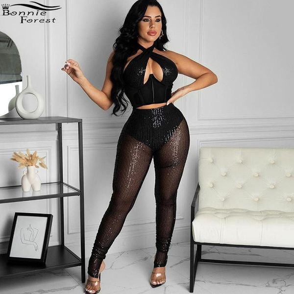 women's two piece pants bonnie forest glitter backless halter neck sequins crop and legging suits set womens summer matching chirstmas, White
women's two piece pants bonnie forest glitter backless halter neck sequins crop and legging suits set womens summer matching chirstmas, White