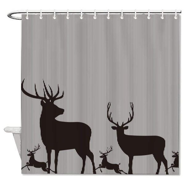 reindeer wildlife pattern waterproof shower curtains for bathtub shower novelty fabric bathroom liner decorative polyester bath
reindeer wildlife pattern waterproof shower curtains for bathtub shower novelty fabric bathroom liner decorative polyester bath