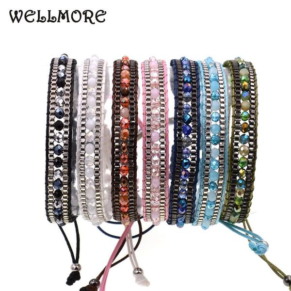 charm bracelets wellmore bohemia handmade crystal beads with chain for women jewelry wholesale, Golden;silver
charm bracelets wellmore bohemia handmade crystal beads with chain for women jewelry wholesale, Golden;silver