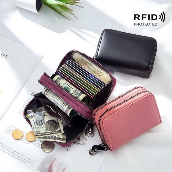 card holders luxury designer purses handbags genuine leather small women men wallet id holder bank clutch coin anti rfid zipper, Brown;gray
card holders luxury designer purses handbags genuine leather small women men wallet id holder bank clutch coin anti rfid zipper, Brown;gray