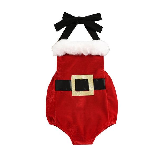 rompers infant baby girls christmas santa claus romper overalls neck hanger plush edge bodysuit with waist belt decor clothing set, Blue
rompers infant baby girls christmas santa claus romper overalls neck hanger plush edge bodysuit with waist belt decor clothing set, Blue