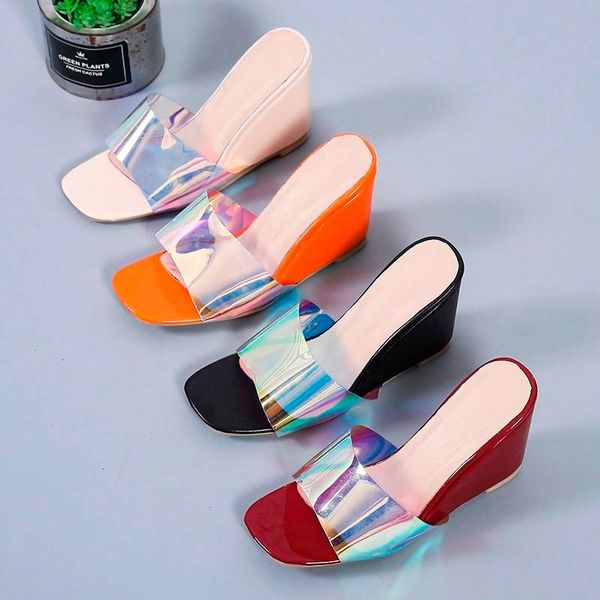 slippers elegant ladies party dress shoes fashion metal open toe women ytmtloy pvc house indoor wedges zapatillas de casa, Black
slippers elegant ladies party dress shoes fashion metal open toe women ytmtloy pvc house indoor wedges zapatillas de casa, Black