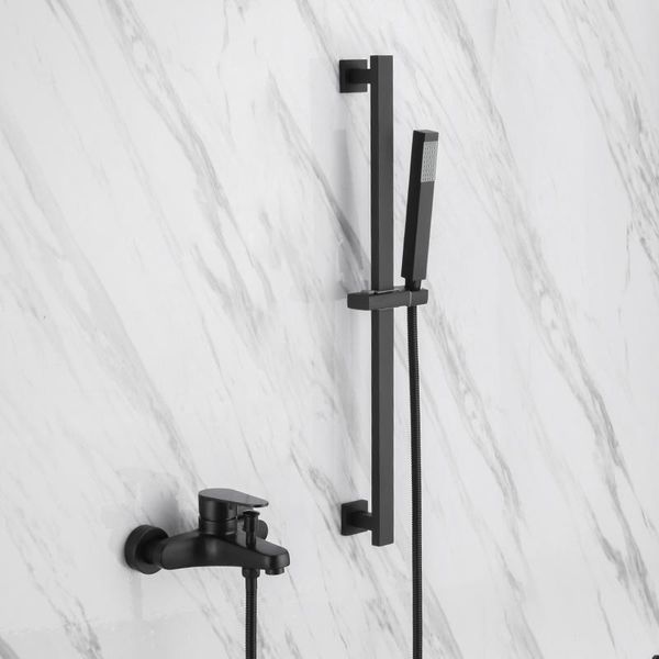 black shower mixing faucet wall mounted bathroom single handle mixer tap & head sets &shower slide bar-c
black shower mixing faucet wall mounted bathroom single handle mixer tap & head sets &shower slide bar-c