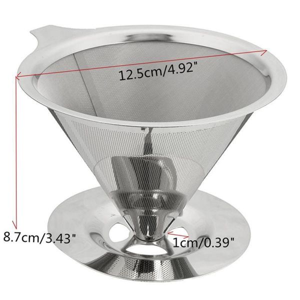 coffee filters stainless steel dripper recyclable home kitchen dedicated filter metal cone cup cafe ware zh1 1
coffee filters stainless steel dripper recyclable home kitchen dedicated filter metal cone cup cafe ware zh1 1