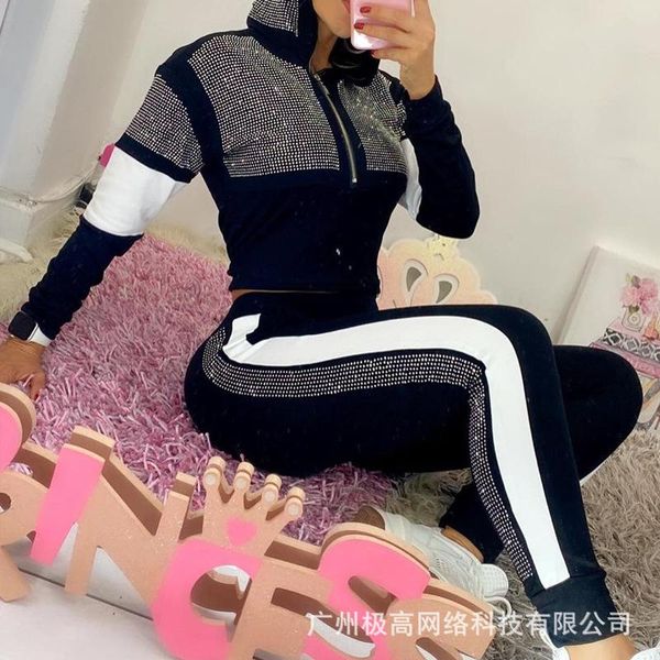 women's two piece pants autumn winter women patchwork jumpsuit fashion street hipster bodycon rompers o neck long sleeve sexy, White
women's two piece pants autumn winter women patchwork jumpsuit fashion street hipster bodycon rompers o neck long sleeve sexy, White