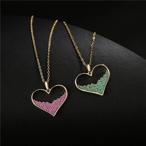 pendant necklaces necklace 2021 trend unique design hollow heart wedding for women gold color valentine's day gift, Silver
pendant necklaces necklace 2021 trend unique design hollow heart wedding for women gold color valentine's day gift, Silver