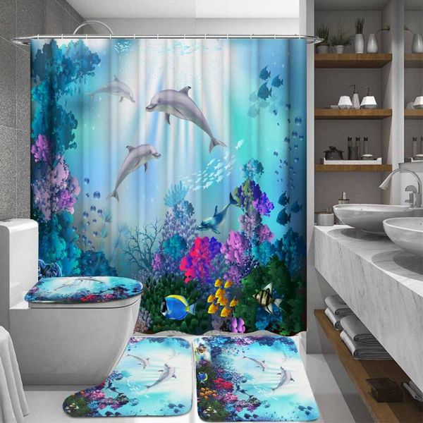 shower curtains ocean design dolphin print waterproof fabric bathroom 3d curtain set with non slip toilet cover rugs mat home decoration
shower curtains ocean design dolphin print waterproof fabric bathroom 3d curtain set with non slip toilet cover rugs mat home decoration