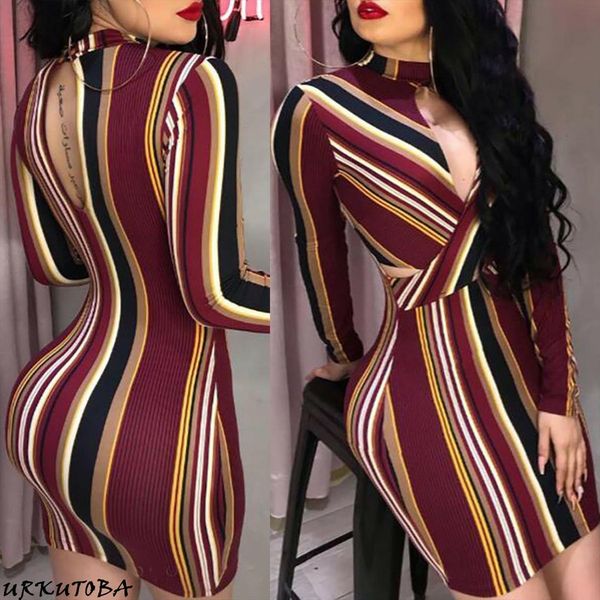 bodycon party slim fit womens dress breast open halter pencil mini dresses striped evening club wear, Black;gray
bodycon party slim fit womens dress breast open halter pencil mini dresses striped evening club wear, Black;gray