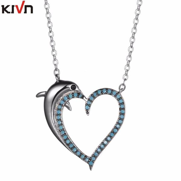 fashion jewelry dolphin heart cz cubic zirconia women girls wedding bridal necklaces christmas promotion birthday gifts pendant, Silver
fashion jewelry dolphin heart cz cubic zirconia women girls wedding bridal necklaces christmas promotion birthday gifts pendant, Silver
