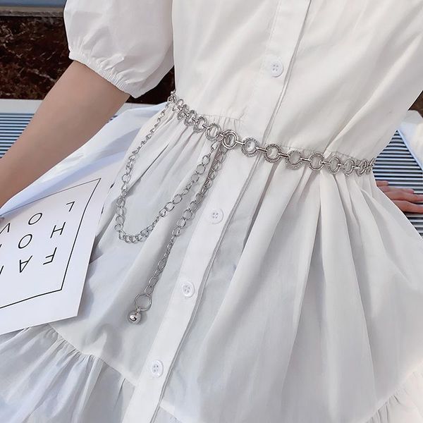 belts fashion women's waist chain silver gold ring belt dress accessories belly temperament, Black;brown
belts fashion women's waist chain silver gold ring belt dress accessories belly temperament, Black;brown