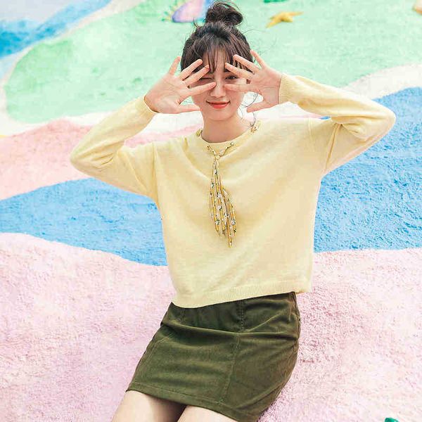women's sweaters sweater spring autumn coat short v-neck fashionable long sleeve knit sweater e5gb, White;black