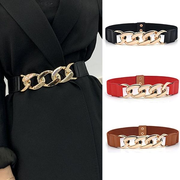 belts luxury elastic wide women waist belt gold color metal chain ladies dress fashion coat sweater female waistband 2021, Black;brown
belts luxury elastic wide women waist belt gold color metal chain ladies dress fashion coat sweater female waistband 2021, Black;brown