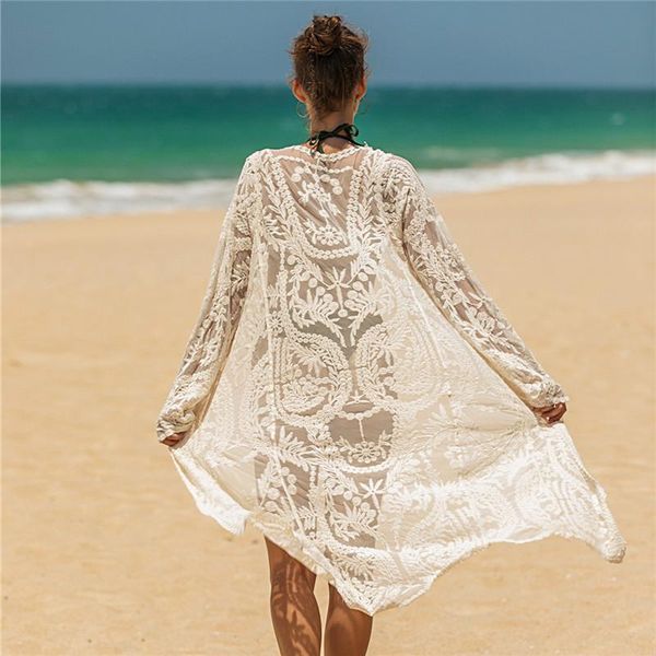 women's swimwear long white dress women sun dresses for woman maxi summer cover up black beige red beach tunic robe salida de playa 202, White;black
women's swimwear long white dress women sun dresses for woman maxi summer cover up black beige red beach tunic robe salida de playa 202, White;black