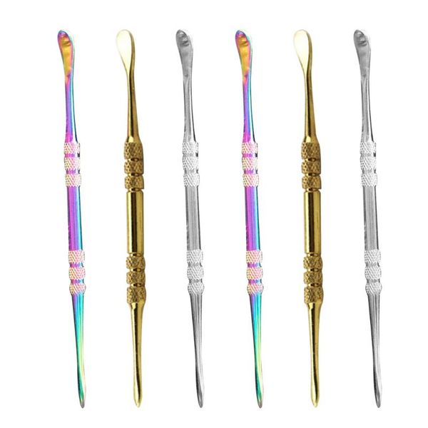 craft tools 6pcs stainless steel double-headed spoon carving wax tool with non-slip handle (2pcs in each color, silver, golden, colorful)
craft tools 6pcs stainless steel double-headed spoon carving wax tool with non-slip handle (2pcs in each color, silver, golden, colorful)