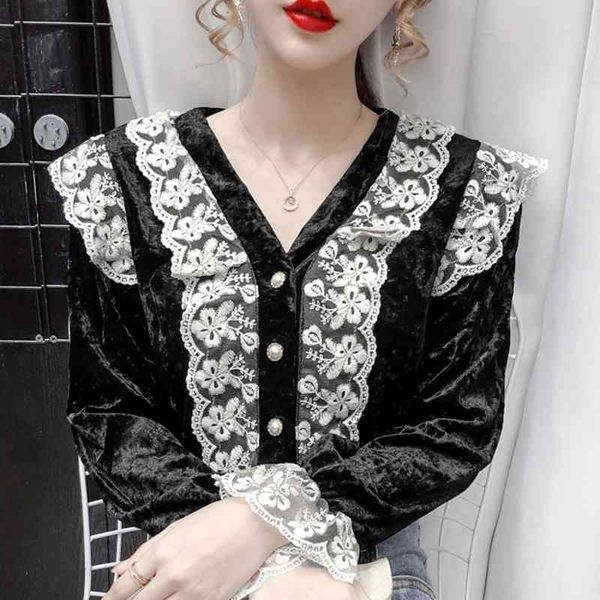 long sleeve velour blouse winter clothes women blusa blouse women blusas mujer de moda womens and blouses d866 210602, White
long sleeve velour blouse winter clothes women blusa blouse women blusas mujer de moda womens and blouses d866 210602, White